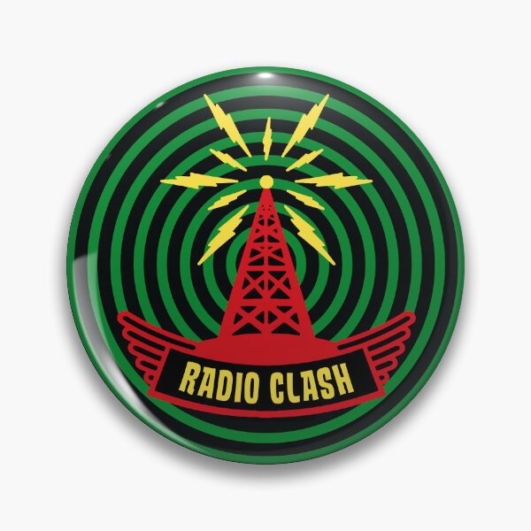 Item preview, 1980s Vintage Style British Punk Rock Radio Clash Retro Graphic designed and sold by wmxdesign.