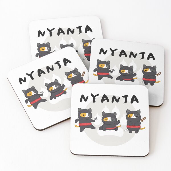 Item preview, NYANJA - Ninja Cat Three designed and sold by YouandMeXpress.