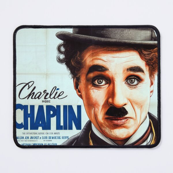 Item preview, Charlie Chaplin Hyperrealistic Portrait designed and sold by djovan.