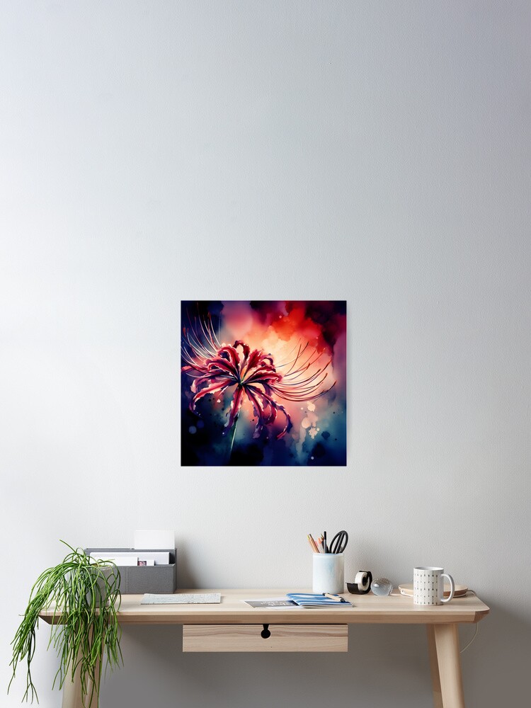 Thumbnail 2 of 3, Poster, Spider Lily designed and sold by GraphicsClub.