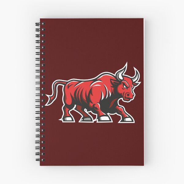Item preview, Angry reddish bull walking designed and sold by MerlinWear.