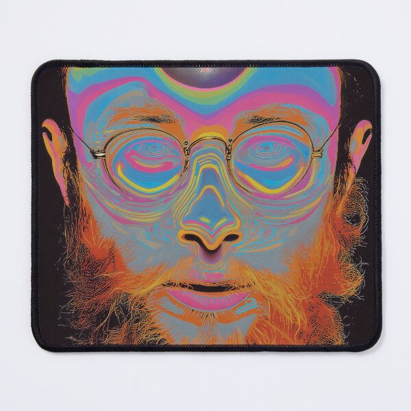 Item preview, Freddie Dredd Psychedelic Swirl Head – Vintage Visionary Abstract Poster designed and sold by Mystikos Art.
