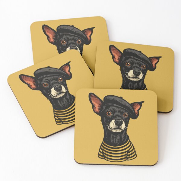 Artikelvorschau, Zu schick zum Apportieren - Chihuahua-Hunde entworfen und verkauft von MasartDesigns.