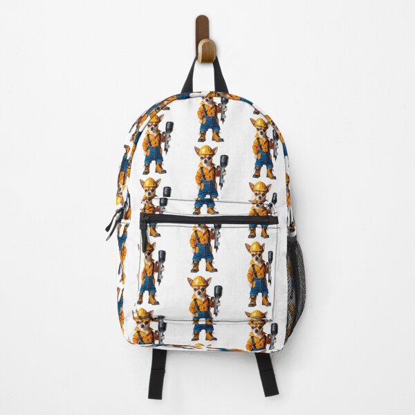Item preview, Construction Chihuahua – Funny Dog Dressed as a Builder with Power Tools designed and sold by Fredster1966.
