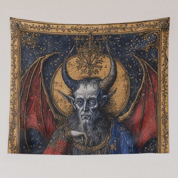 Item preview, Medieval Devil Art designed and sold by TheDarkWardrobe.