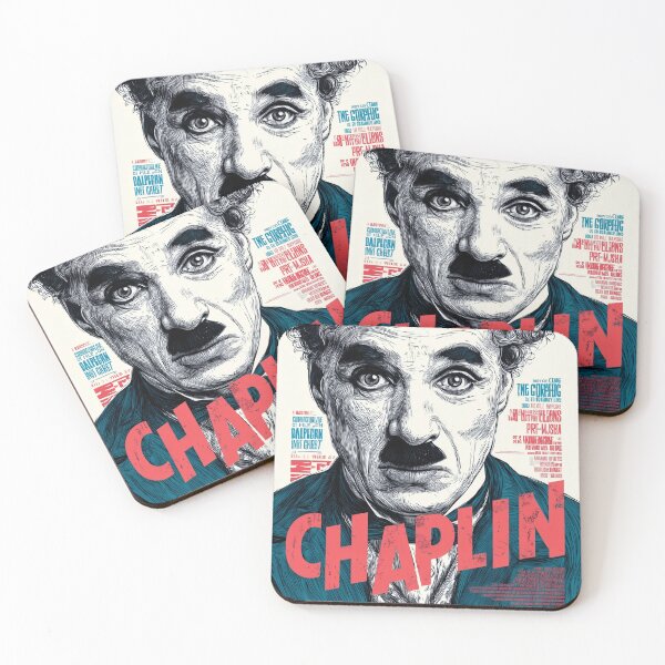 Item preview, Charlie Chaplin Modern Engraving Poster designed and sold by djovan.