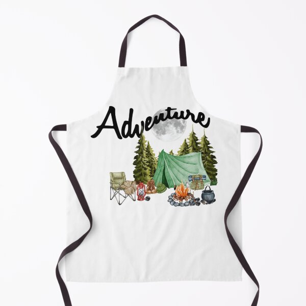 Item preview, Adventure camping camp fire with trees and moon designed and sold by Krazy4Keepsakes.