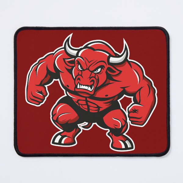 Item preview, Angry reddish bull designed and sold by MerlinWear.