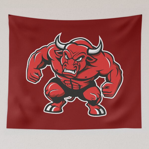 Item preview, Angry reddish bull designed and sold by MerlinWear.