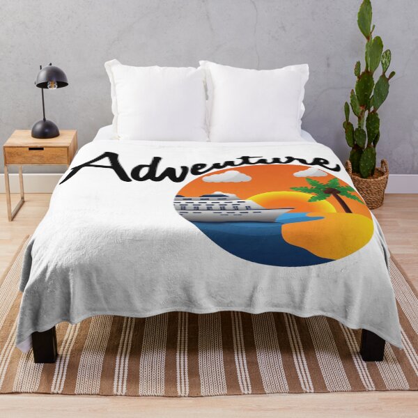 Item preview, Adventure cruise with beach palm tree and sun designed and sold by Krazy4Keepsakes.