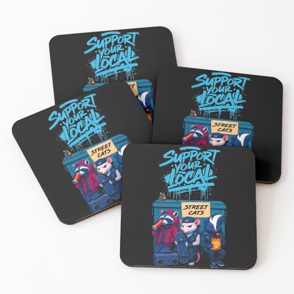 Item preview, Street Cats / Racoon, Opossum & Skunk Gang designed and sold by DarrenAshenOne.