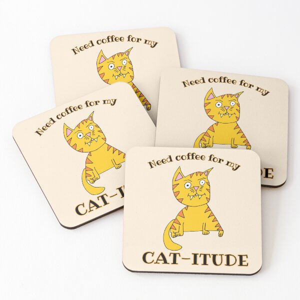 Item preview, Need some coffee for my cat-itude Phil the Cat by Everything Eli designed and sold by EverythingEli.