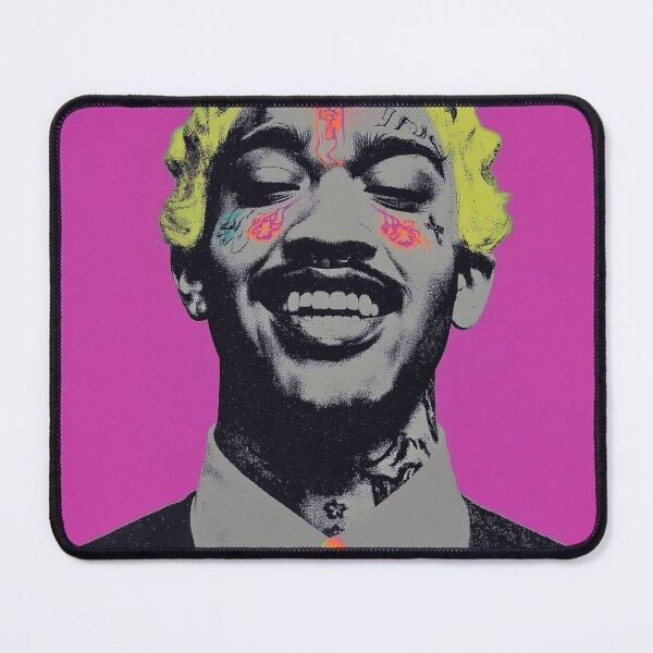 Item preview, Lil Tracy Surreal Rapper Neon Visionary Psychedelic Art designed and sold by Mystikos Art.