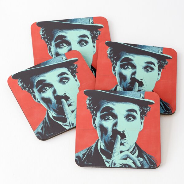 Item preview, Charlie Chaplin Silent Gesture Portrait designed and sold by djovan.