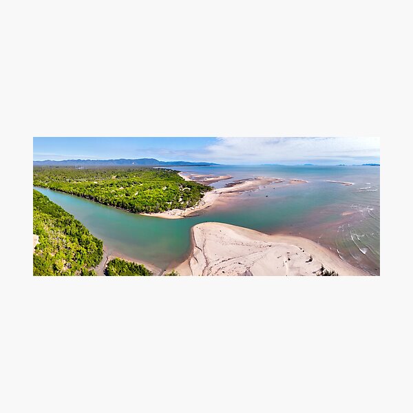 Item preview, Bluewater Beach North QLD Althaus Creek Sandbank Aerial designed and sold by Adam Gormley.