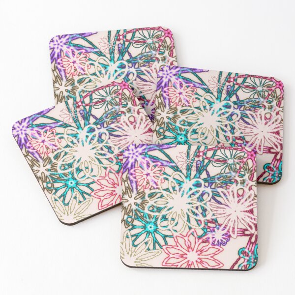 Item preview, Abstract floral designed and sold by Vanessa Hogle.