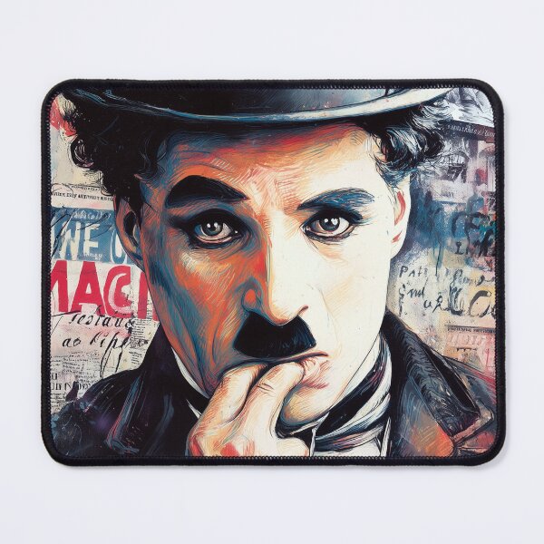 Item preview, Charlie Chaplin Mixed Media Collage Art designed and sold by djovan.