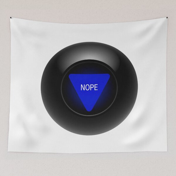 Item preview, Snarky 8-Ball Oracle Says: NOPE designed and sold by T. E. Wilder.