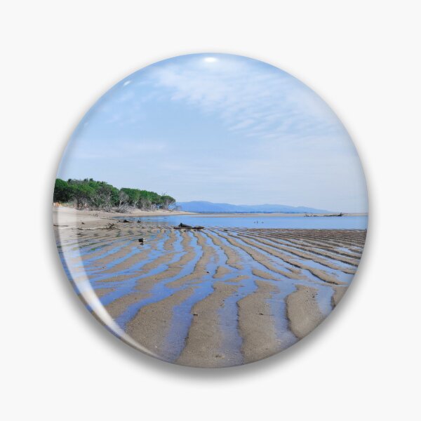 Item preview, Toolakea Queensland Beach Driftwood Low Tide Ripples designed and sold by Adam Gormley.