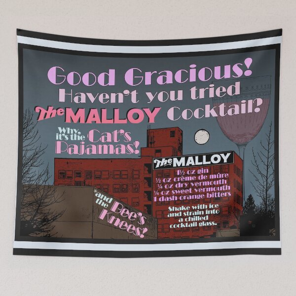 Item preview, The Malloy Cocktail Horizontal Ad designed and sold by SBVillard.