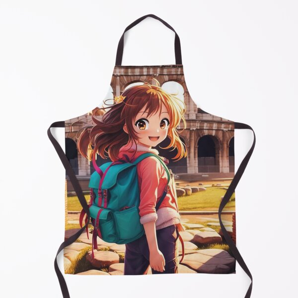 Item preview, Anime -style girl next to the Roman Colosseum designed and sold by MerlinWear.