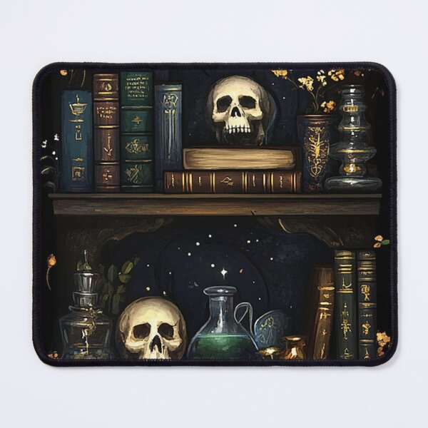 Item preview, Skull Bookcase designed and sold by DDsTreasuresWV.