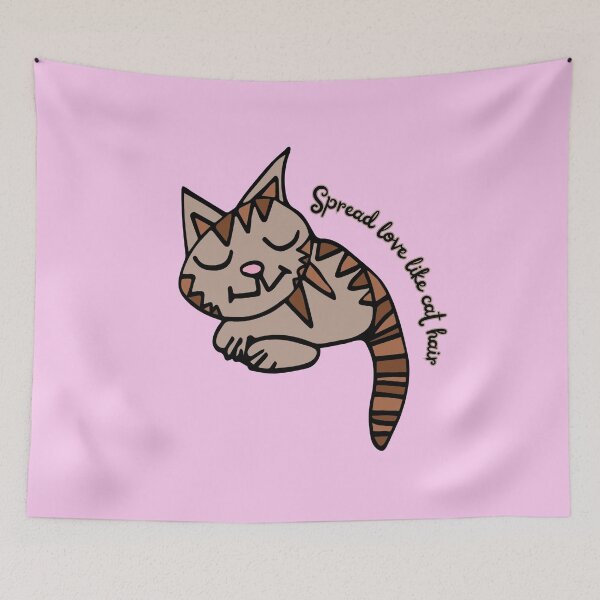 Item preview, Spread love like cat hair Gary the Cat by Everything Eli designed and sold by EverythingEli.