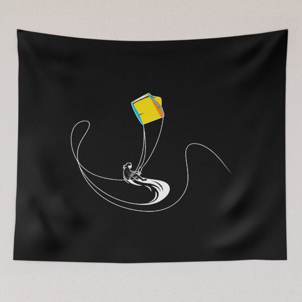 Item preview, Dynamic Kiteboarding Illustration with Vibrant Colors designed and sold by Cloud-Riders.