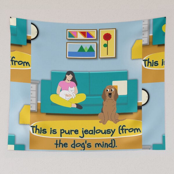 Item preview, Pure jealousy, from the dog's perspective! designed and sold by skim3080.