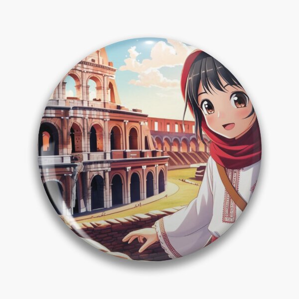 Item preview, Arab girl at the Roman Colosseum designed and sold by MerlinWear.