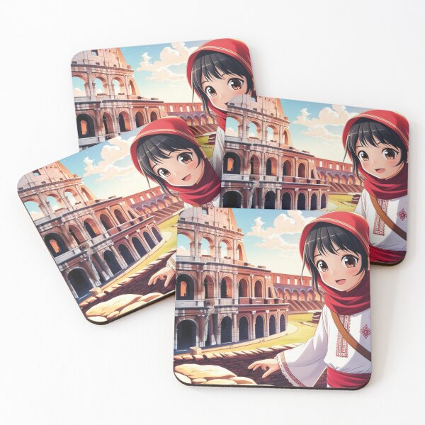 Item preview, Arab girl at the Roman Colosseum designed and sold by MerlinWear.