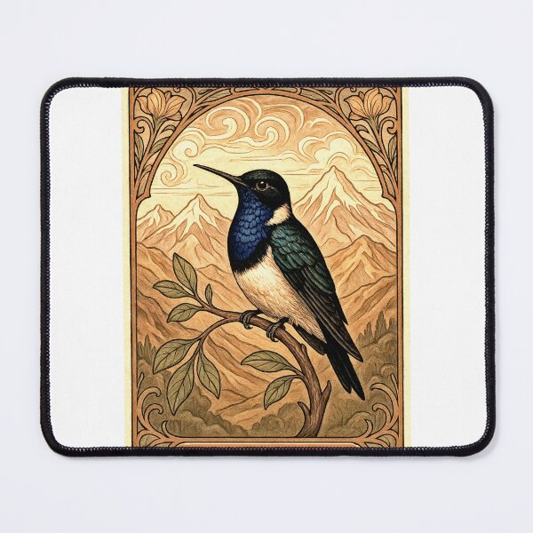 Item preview, Hummingbird beija flor Hillstar-de-garganta-azul Oreotrochilus cyanolaemus designed and sold by Helios Be. Lavsh.