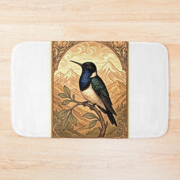 Item preview, Hummingbird beija flor Hillstar-de-garganta-azul Oreotrochilus cyanolaemus designed and sold by Helios Be. Lavsh.