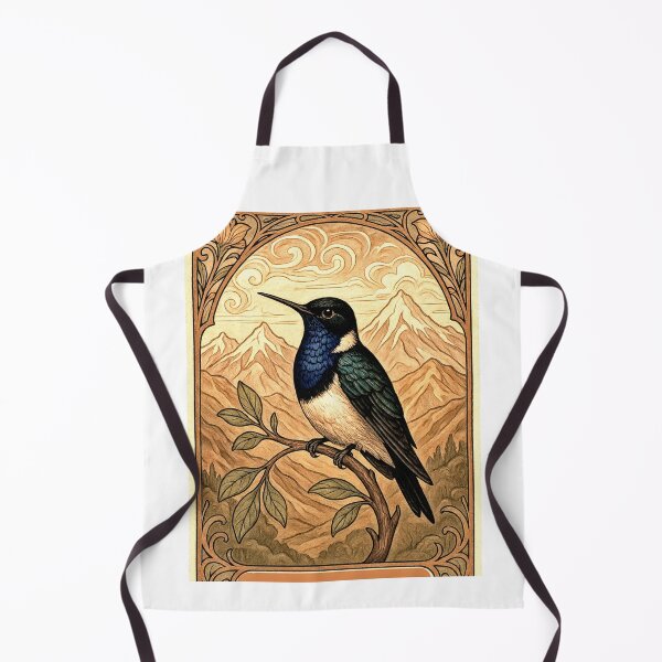 Item preview, Hummingbird beija flor Hillstar-de-garganta-azul Oreotrochilus cyanolaemus designed and sold by Helios Be. Lavsh.