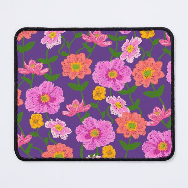 Item preview, Cottage Core Bright Floral on Dark Cobalt Jumbo designed and sold by springstdesign.