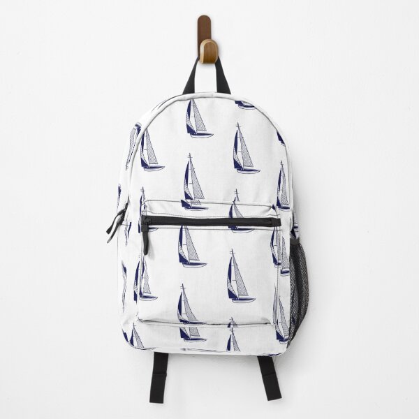 Item preview, Navy Blue Sailboat designed and sold by madebyrilez.