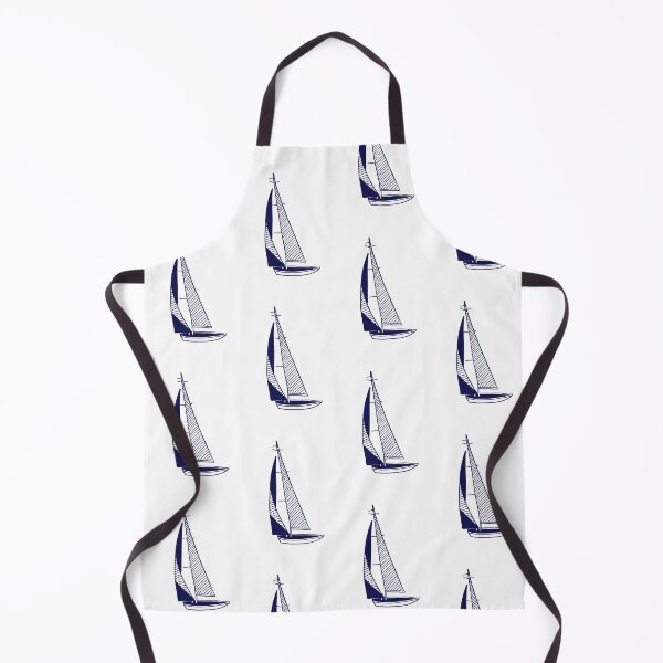 Item preview, Navy Blue Sailboat designed and sold by madebyrilez.