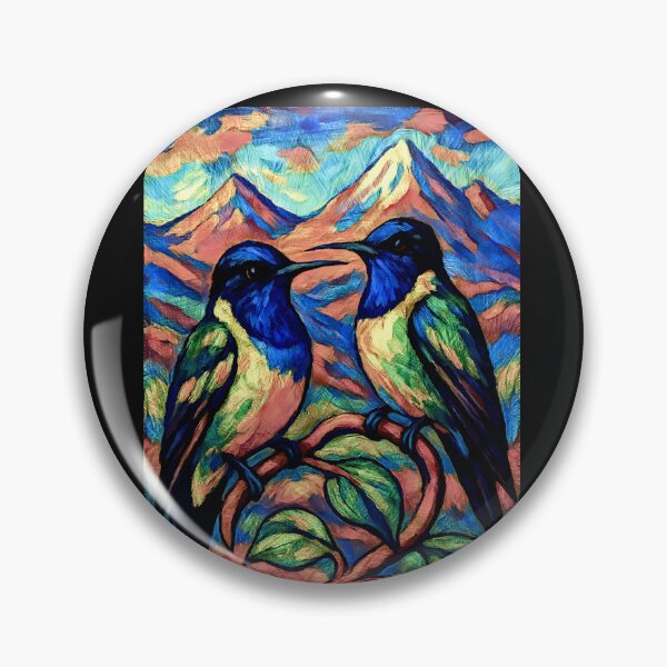 Item preview, Hummingbird beija flor Hillstar-de-garganta-azul Oreotrochilus cyanolaemus #1 designed and sold by Helios Be. Lavsh.