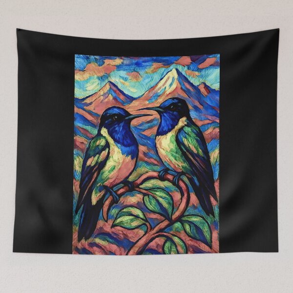 Item preview, Hummingbird beija flor Hillstar-de-garganta-azul Oreotrochilus cyanolaemus #1 designed and sold by Helios Be. Lavsh.