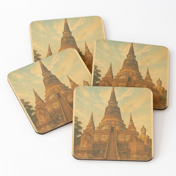 Item preview, Ayutthaya Thailand Wat Chaimongkol designed and sold by Linklandiya.