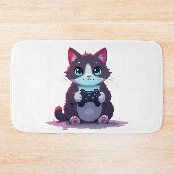 Item preview, Cute Gamer Cat | Cartoon Controller Kitty designed and sold by NovaProArt.