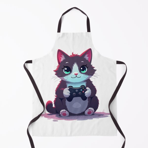 Item preview, Cute Gamer Cat | Cartoon Controller Kitty designed and sold by NovaProArt.