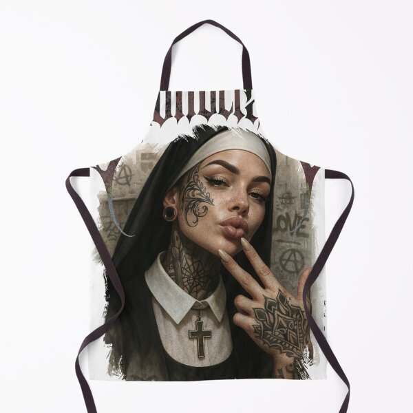 Item preview, Tattooed Nun: Gothic Punk Rebellion Art designed and sold by IAPICTURE.