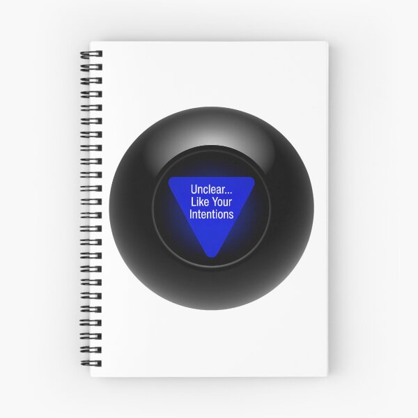 Item preview, Snarky 8-Ball Oracle says: Unclear, Like Your Intentions designed and sold by T. E. Wilder.