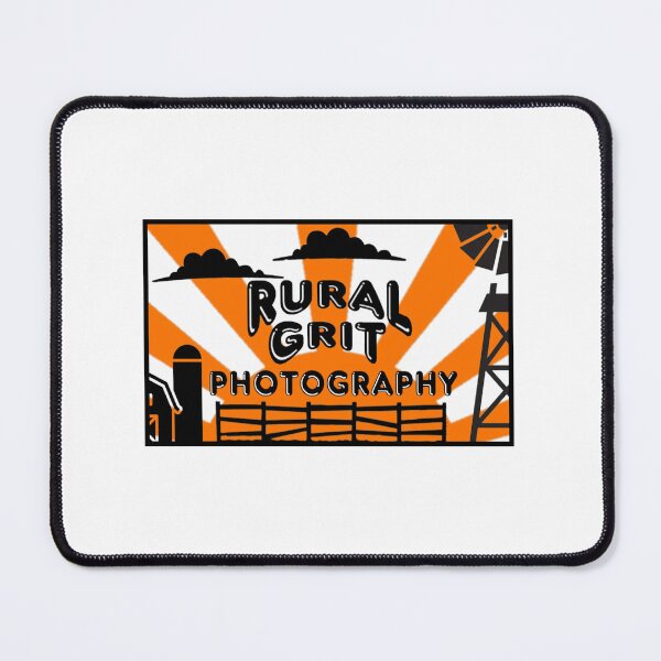 Artikelvorschau, RURAL GRIT PHOTOGRAPHY - OFFIZIELLES LOGO - ORANGE entworfen und verkauft von BIMMIG.