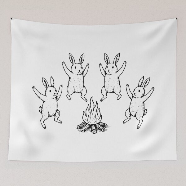 Item preview, Mystical Rabbits designed and sold by Quepepa.