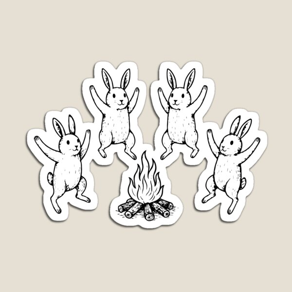 Item preview, Mystical Rabbits designed and sold by Quepepa.