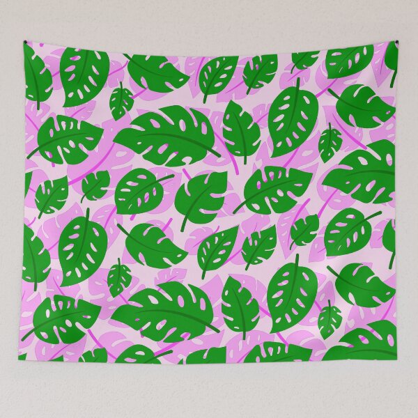 Artikelvorschau, Rosa und grüne Blätter entworfen und verkauft von GaiaShop.