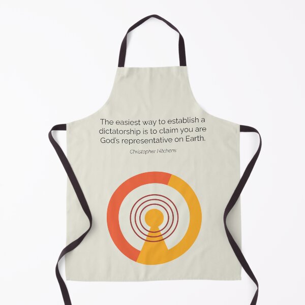 Item preview, Christopher Hitchens Atheism Quote Minimalist Artwork designed and sold by kakarikihill.