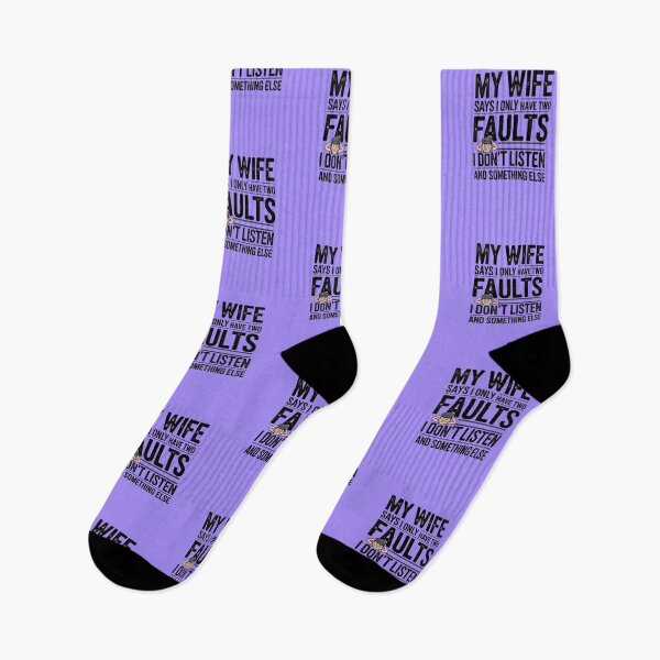 Item preview, My Wife Says I Only Have Two Faults  designed and sold by artofProduct.